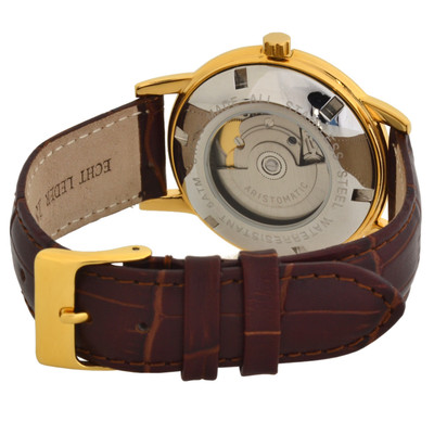 Montre Automatique Femme Aristo 4H129 MIL - Cadran Bleu, Bracelet Milanese Acier - Étanche 5ATM - Mouvement Suisse - Neuf