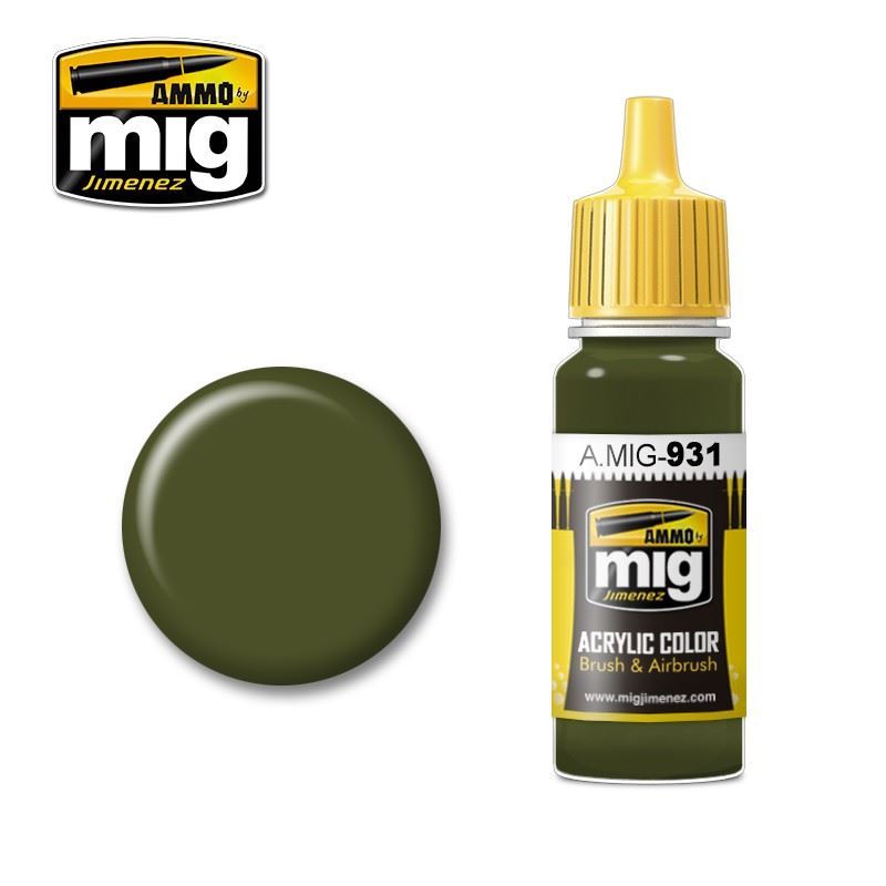 Mig Ammo Acrylic Paint (17ml) - Russian Dark Base - A.MIG-0931