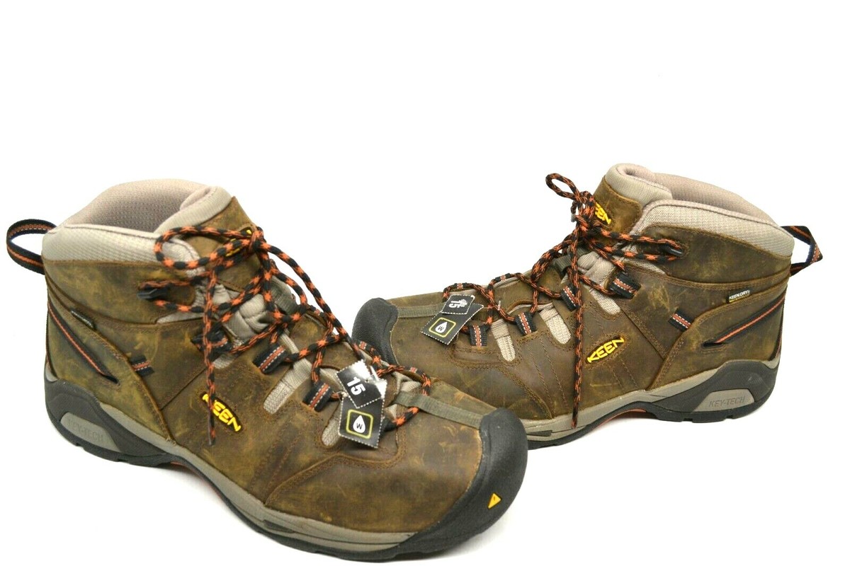 Keen 1020039 Mens Detroit XT Mid Waterproof Leather Work 
