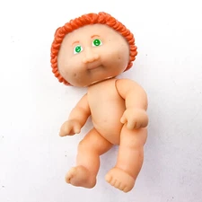 1983 OAA Cabbage Patch Kids Poseable 3 Inch Figure Red head Green Eye Hong Kong