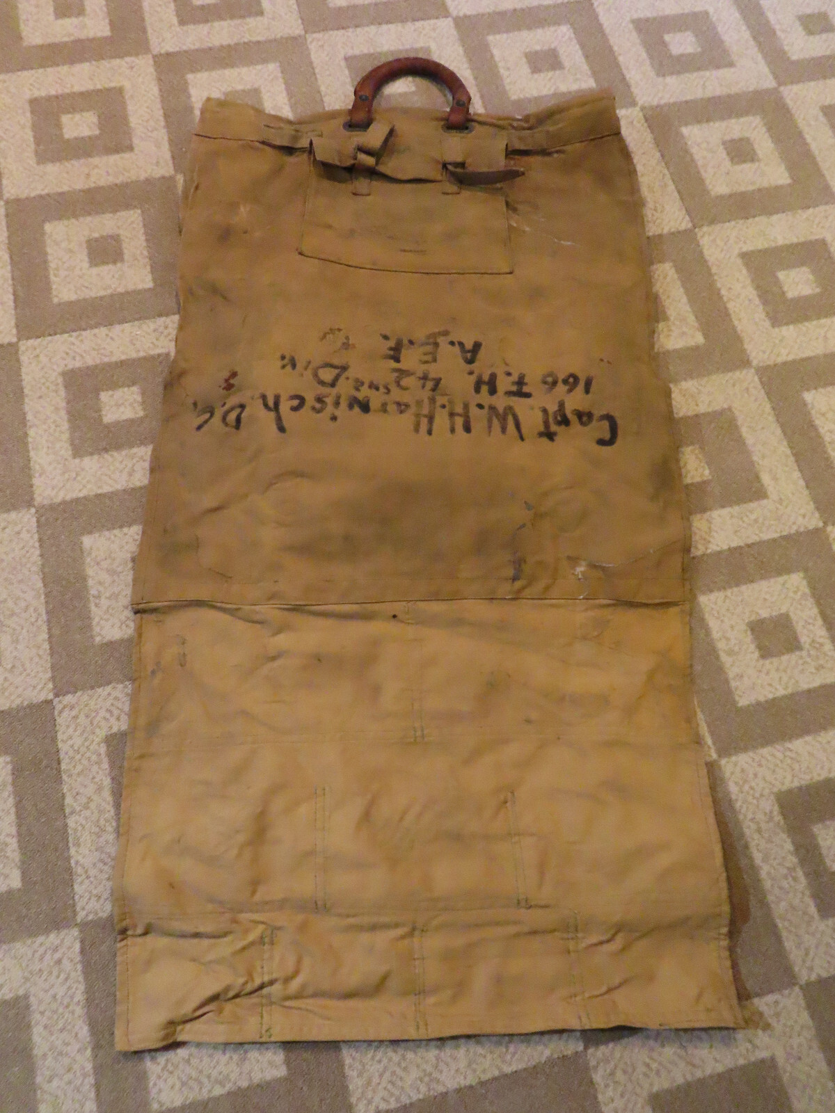 WW1 US Army Garment Bag canvas eBay