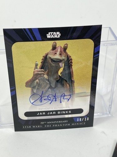 TOPPS ON DEMAND STAR WARS PHANTOM MENACE 20th ANN. 25 CARD Set 8/10 Jar-Jar - Picture 2 of 13