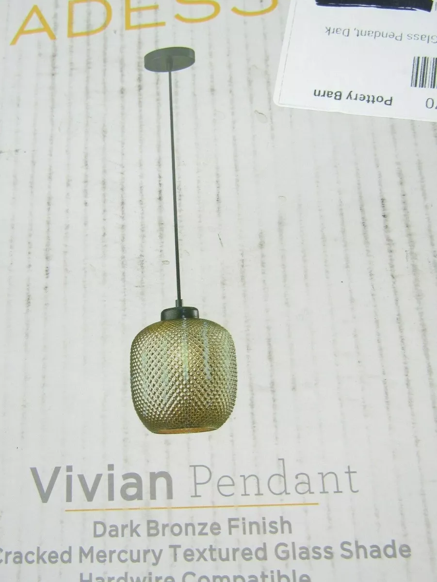 Pottery barn on sale mercury glass pendant