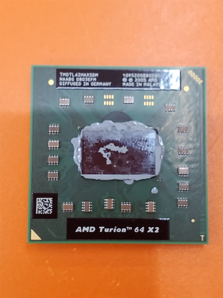 AMD Turion 64 X2 TMDTL62HAX5DM CPU Processor NAABG - Image 2 of 4