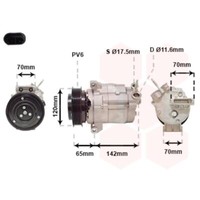 VAN Wezel Kompressor Klimaanlage FüR Chevrolet Captiva C100 C140 Opel Antara