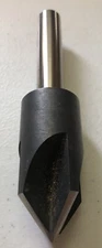 1" X 82 DEGREE SINGLE FLUTE COUNTERSINK HIGH SPEED STEEL 1/2" SHANK TOOL
