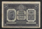 10 LIRE CASSA VENETA , Austrian Occupation of Venice 1918 ,  serie V67