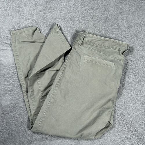 Ann Taylor LOFT Women’s 8P Marisa Fit Chino Pants Gray Cotton Spandex Petite