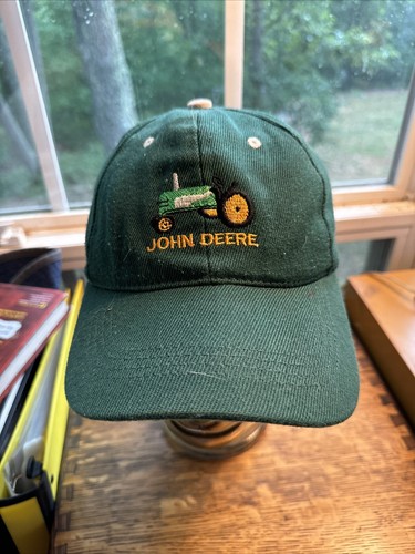 Sombrero John Deere lana vintage correa trasera - Imagen 2 de 11