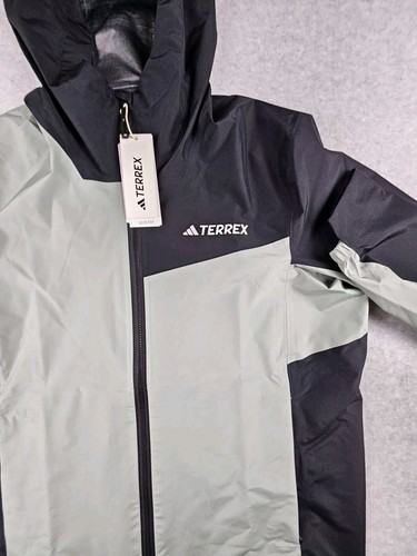Adidas Herren Terrex Multi Xperior Hybrid Jacke grün und schwarz Large - Bild 2 von 13