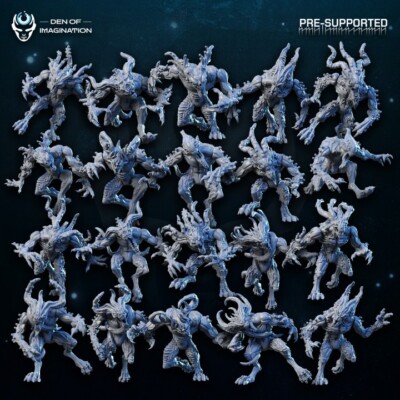 20er Set Void Crawler - Wild Mesh/Sci-Fi/Table Top Miniaturen