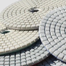 Diamond Polishing Pads 4 Inch 25 piece Set Wet Dry For Granite Concrete Marble