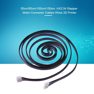 New HX2.54 4pin 6pin White Dual Terminal Wire Cables For 3D Printer Stepper Moto