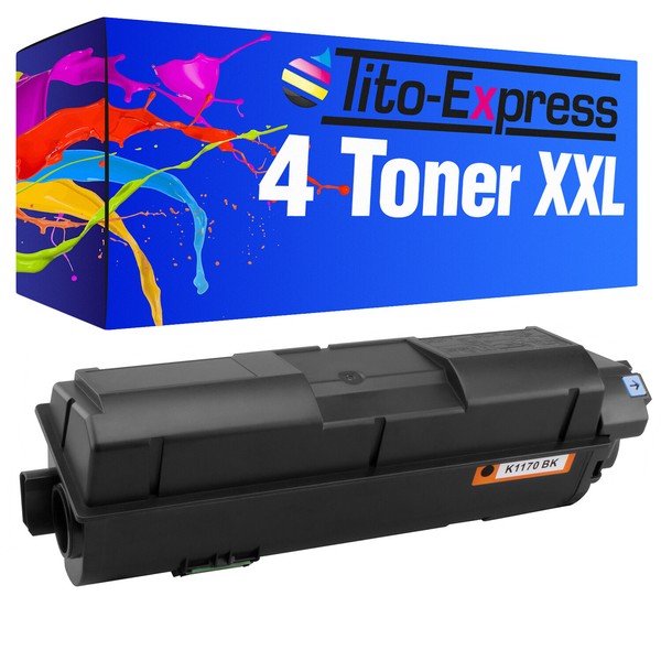 4X Toner Platinumserie FüR Kyocera TK-1170 M2040DN M2540DN M2540Dne M2540Dnw M26-image