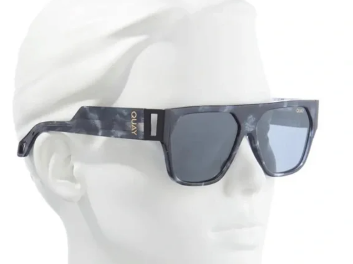 NEW! Quay go off polarized grey sunglasses NEW! Quay go off grey marble polarized sunglasses | eBay main image 3