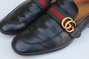 gucci donnie web leather loafer