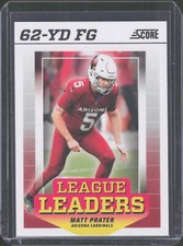 2024 Score League Leaders #15 Matt Prater