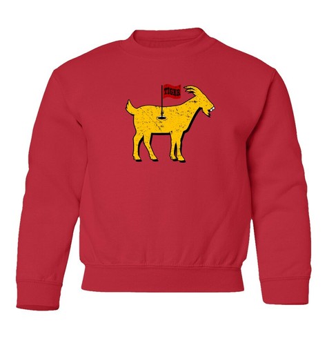 Golf Sport Legend TIGER WOODS FLAG Masters Youth Crewneck Sweater - Picture 2 of 3