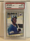 1989 Fleer #548 Ken Griffey Jr Seattle Mariners RC Rookie HOF PSA 8 NM-MT