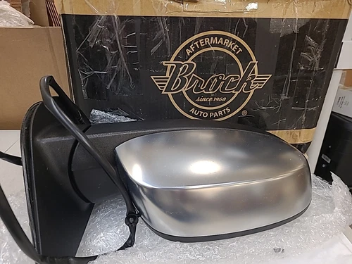 Passenger Power Side Mirror Heat Chrome Cover for Chevy GMC Cadillac SUV Pickup 