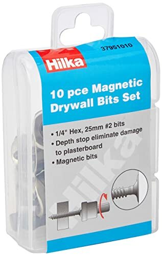 Hilka 37951010 Phillips - Set di punte trapano, per cartongesso (f3C)