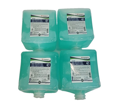 4 Pack SC Johnson Estesol  Hand, Hair & Body Cleaner 2 L, 67.6 FL OZ