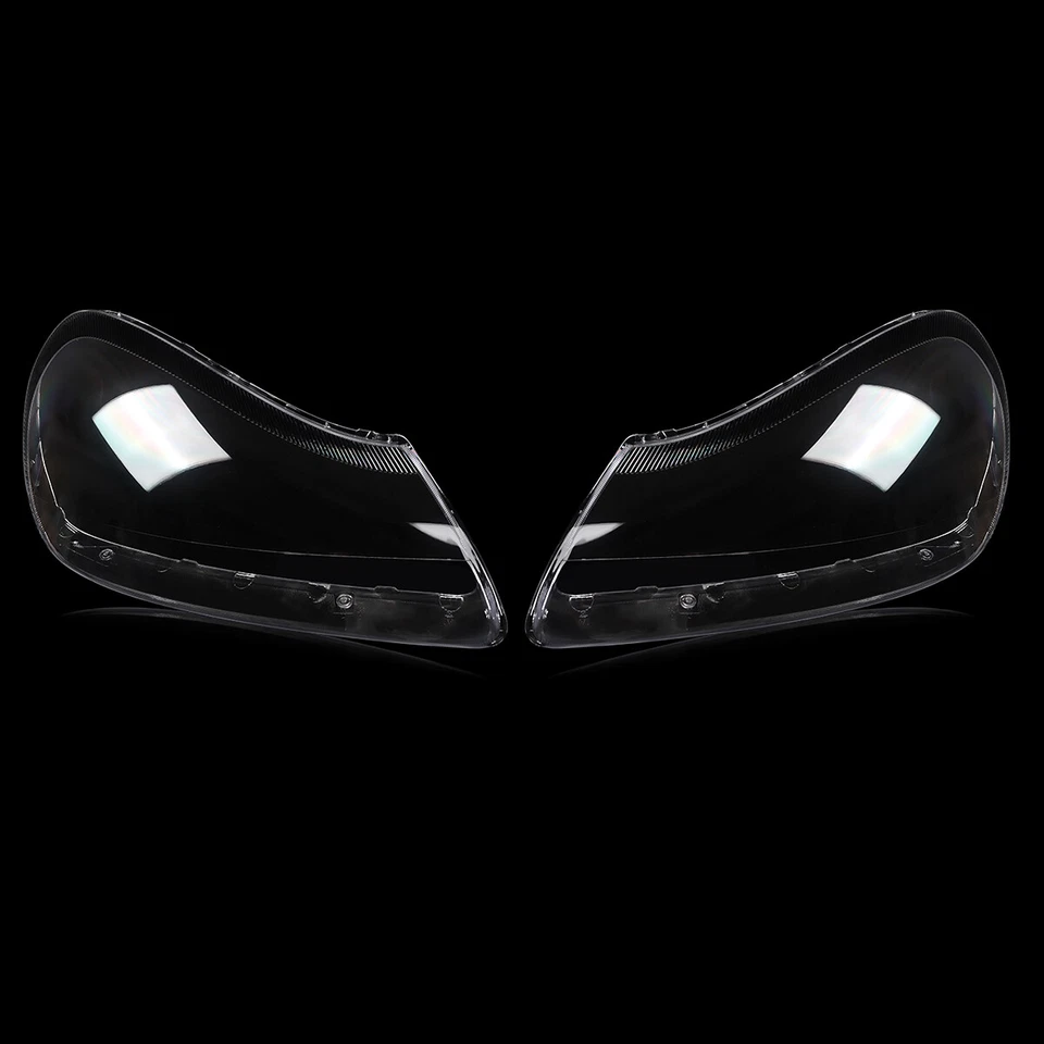For Porsche Cayenne 2008 2009 2010 Pair Headlights Lens Cover Transparents Shell Foto 3 de 4