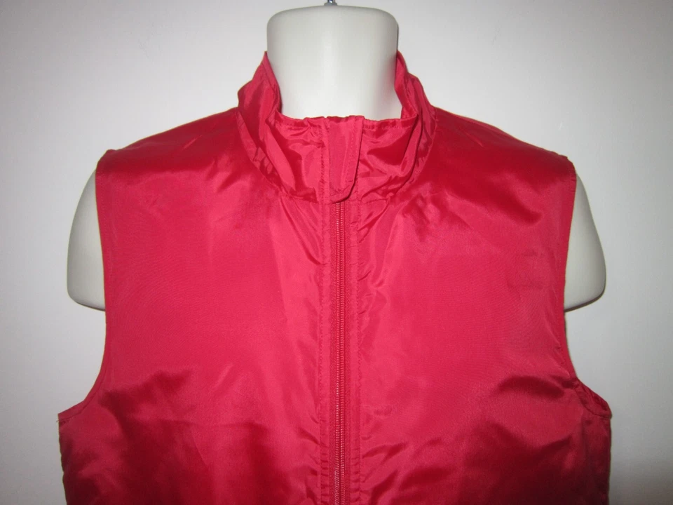 Chaleco ALTEA Giubbino Hombre Rendimiento Atlético Cremallera Completa Luz Rojo Talla L Foto 2 de 4