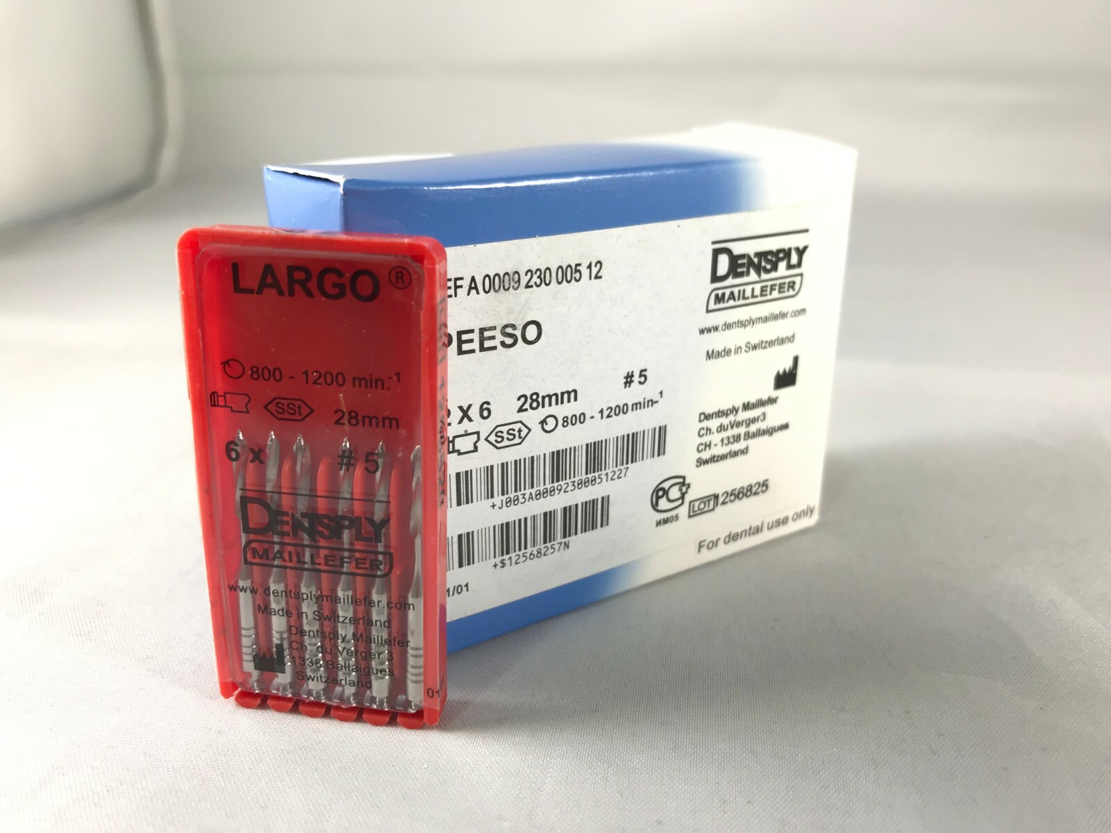 Dentsply Maillefer Peeso Reamer Endo Rotary Drills 28mm all sizes (5