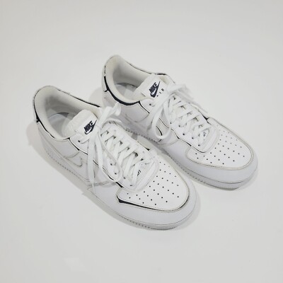 Nike Mens Air Force 1/1 White/White Cosmic Clay Removable 