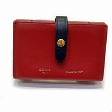 CELINE name card holder leather Free shipping Used