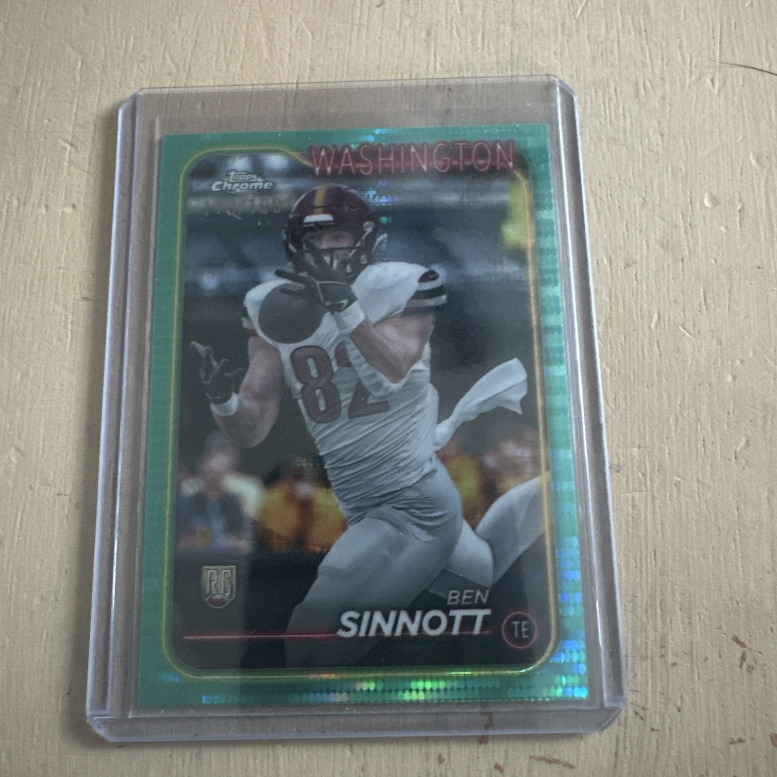 Ben Sinnott Topps Chrome #262 Aqua Sonar