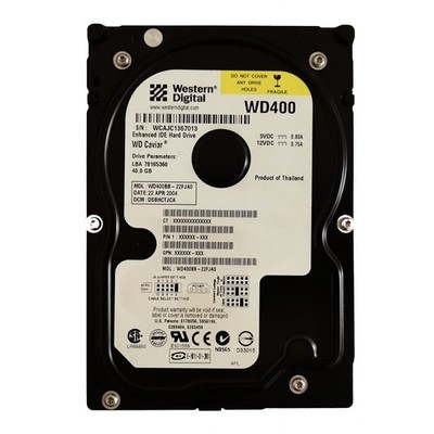 Western Digital 40GB WD400BB 7200RPM PATA IDE 3.5'' Desktop HDD Hard Drive
