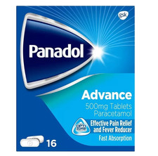 Panado Advance Effective Pain Killer Rapid Relief 500mg x 16