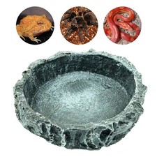 Resin Tortoise Turtle Feeding Dish Food Bowl Environmentally Friendly Sturdy