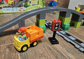 LEGO Duplo Deluxe Train Set Track System 10508 + 2 Other Train Sets + Extras