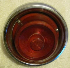 1955 FORD TAIL LIGHT LENS LAMP ASSEMBLY SOCKET FoMoCo FRST 55 ORIGINAL OEM AS IS