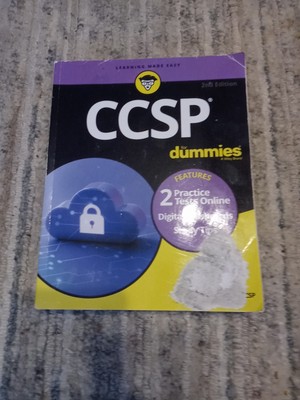 CCSP For Dummies: Book + 2 Practice Tests + 100 Flashcards Online by Arthur J. D