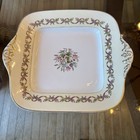 Wedgwood Bone China England Sandringham Pink 9” Square Cake Plate
