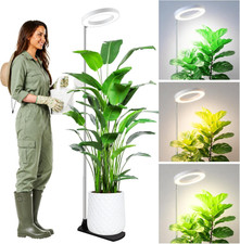 Grow Lights for Indoor Plants, 6.3" Full Spectrum Plant Light with Base, 59" Hei