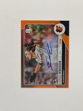 2023 Topps Big League Baseball Gunnar Henderson Rookie Orange Auto /25 WR-6