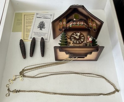 Black Forest Hunters Cuckoo Clock Hubert Herr D-78098 - No Box