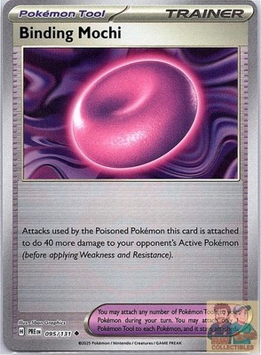 Binding Mochi (Poke Ball Pattern) 095/131 Prismatic Evolutions Pokemon NM