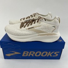 Brooks Adrenaline GTS 25 Women 9 B Running Walking Shoes Coconut Cr me Leopard