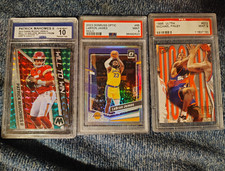 Panini 3-Card Graded Lot Patrick Mahomes II LeBron James Holo 2023