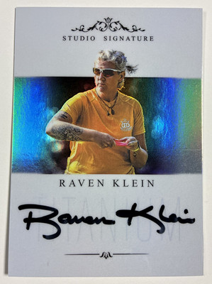 2025 Brixton Titanium Studio Signature #64 Raven Klein /25 Auto