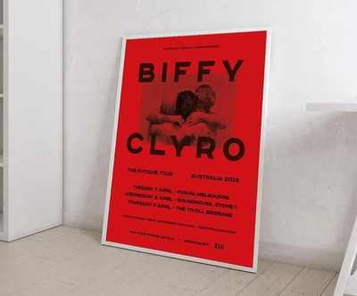 Biffy Clyro The Futique Tour Australia 2026 Poster