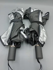 Lot of 2 - Compact Travel Photography Rectangle Reflector Umbrella 45x25in