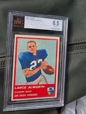 1963 Fleer #72 Lance Alworth RC BVG 6.5 San Diego Chargers HOF U. of Arkansas