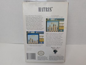 Hatris NES (Nintendo Entertainment System, 1990) Box & Cartridge Tested